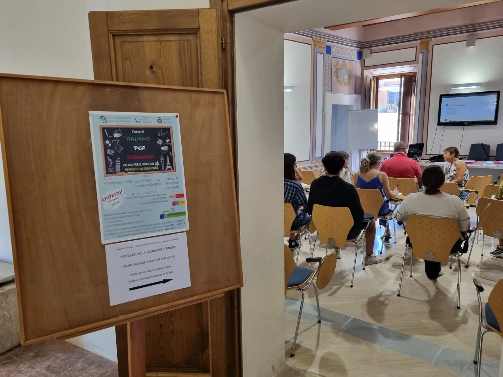 Immagine di Ricomincia il corso di lingua italiana per stranieri presso la Biblioteca Comunale