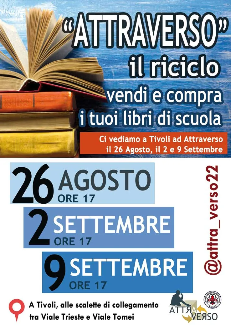 Immagine di “ATTRAVERSO il riciclo”: mercatino di scambio dei libri scolastici