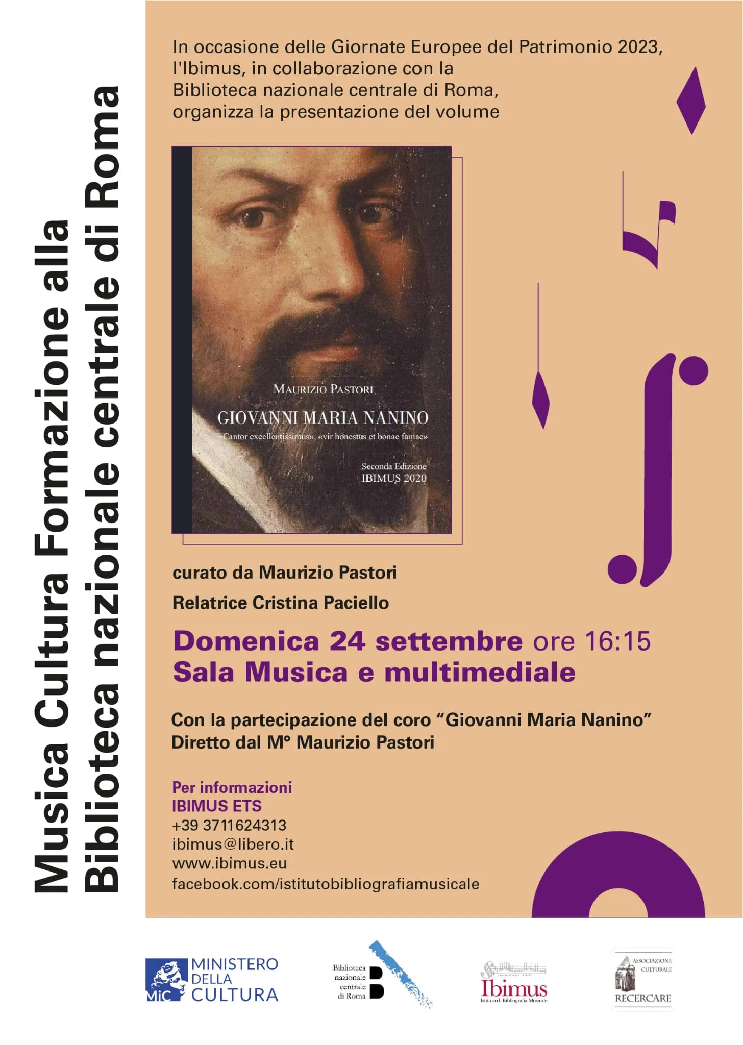 Immagine di Domenica 24 settembre: presentazione del volume dedicato a Giovanni Maria Nanino